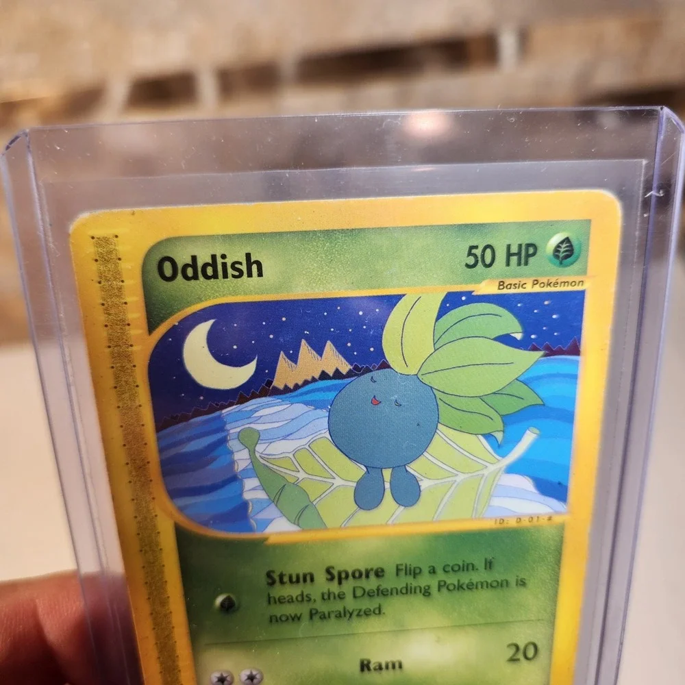 Pokemon Oddish 97/147 Aquapolis e-Reader Common 2002 Grass Type Card